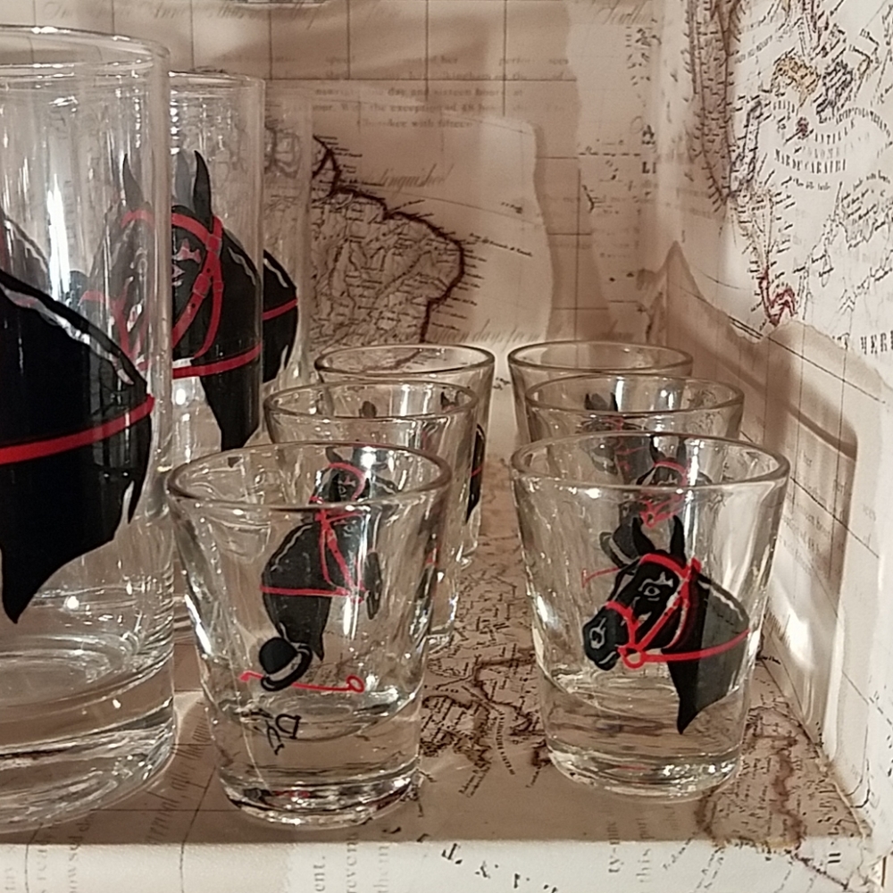 Vintage shot glasses